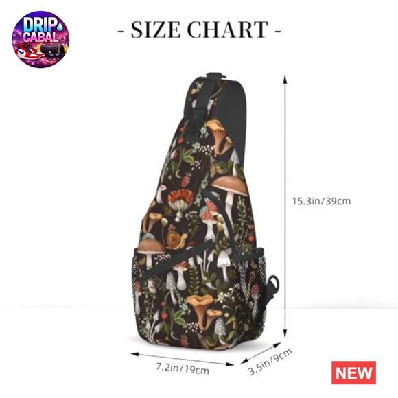 Vintage Elephant Sling Backpack Adjustable Daypack Travel Hiking Unisex Chest main image 4